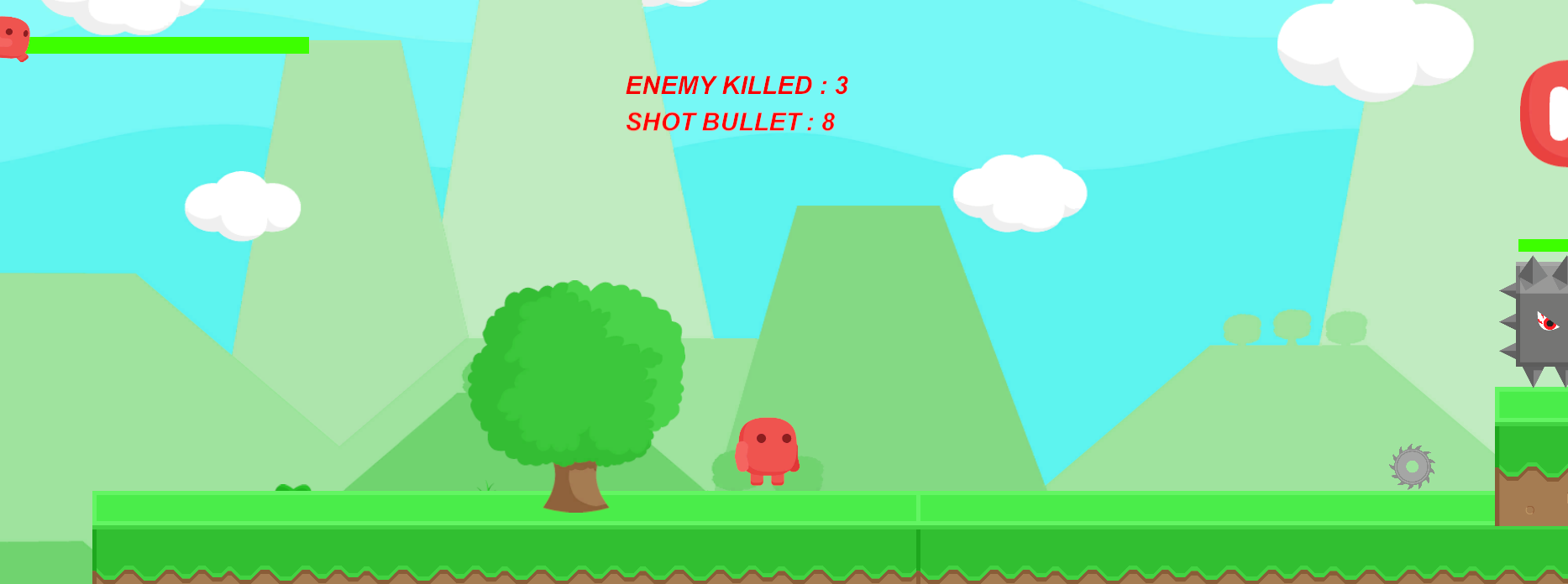 Unity platformer ekran görüntüsü